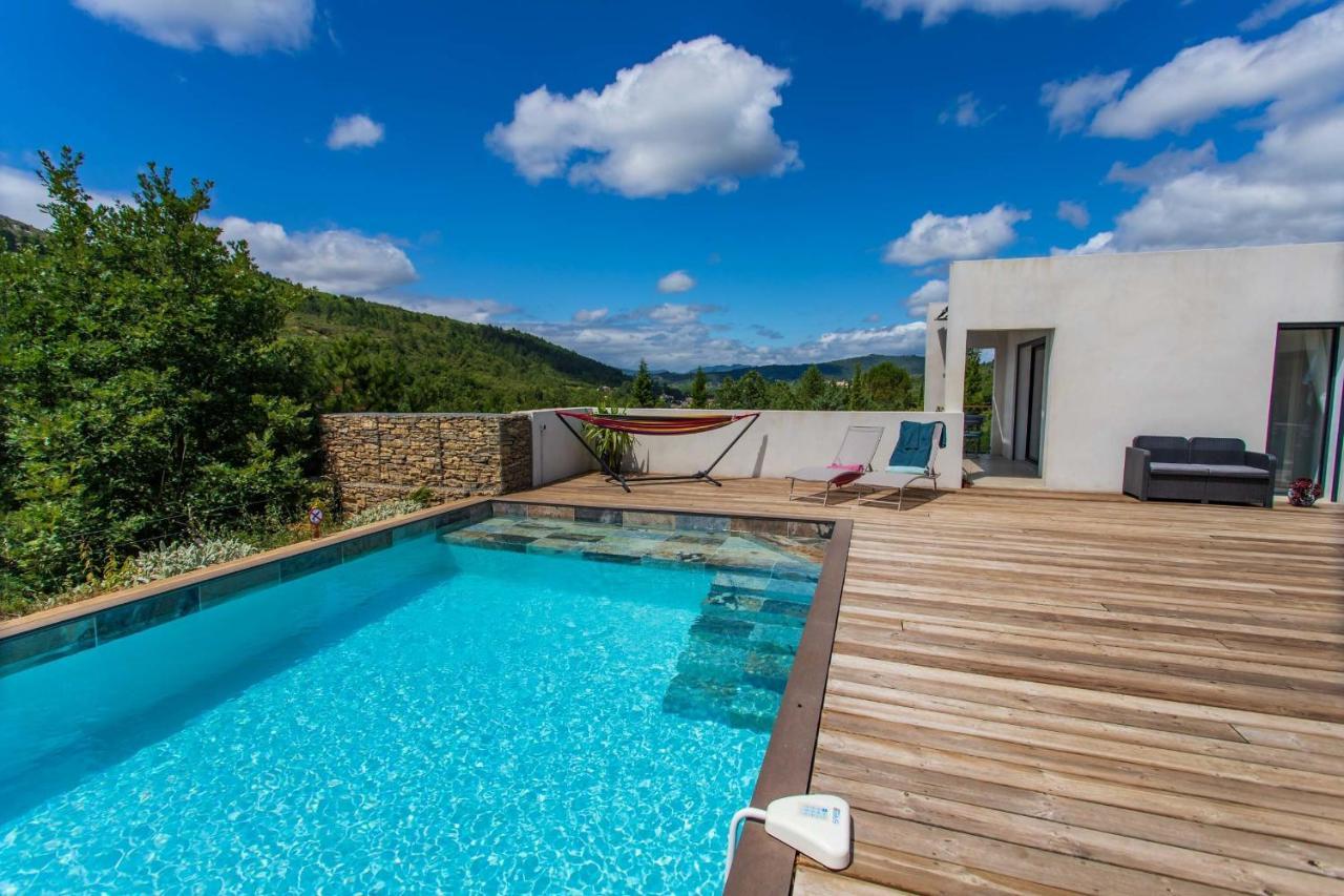 Villa Blanche, Contemporary, Cathars, Couiza, Carcassonne Exterior foto