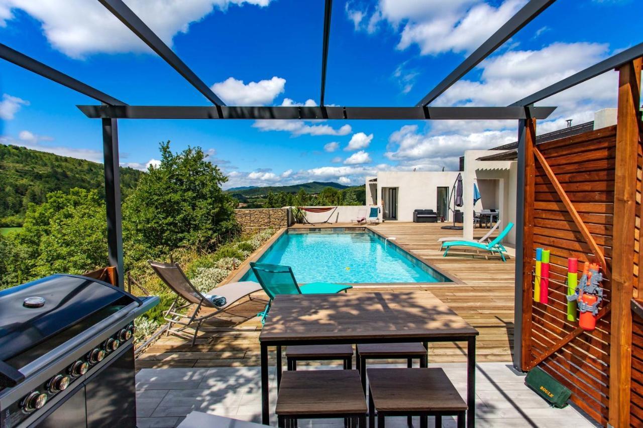 Villa Blanche, Contemporary, Cathars, Couiza, Carcassonne Exterior foto