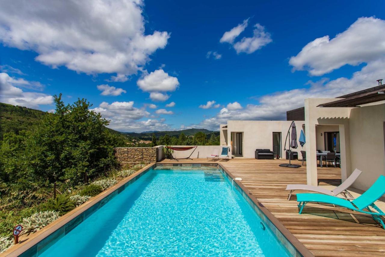 Villa Blanche, Contemporary, Cathars, Couiza, Carcassonne Exterior foto